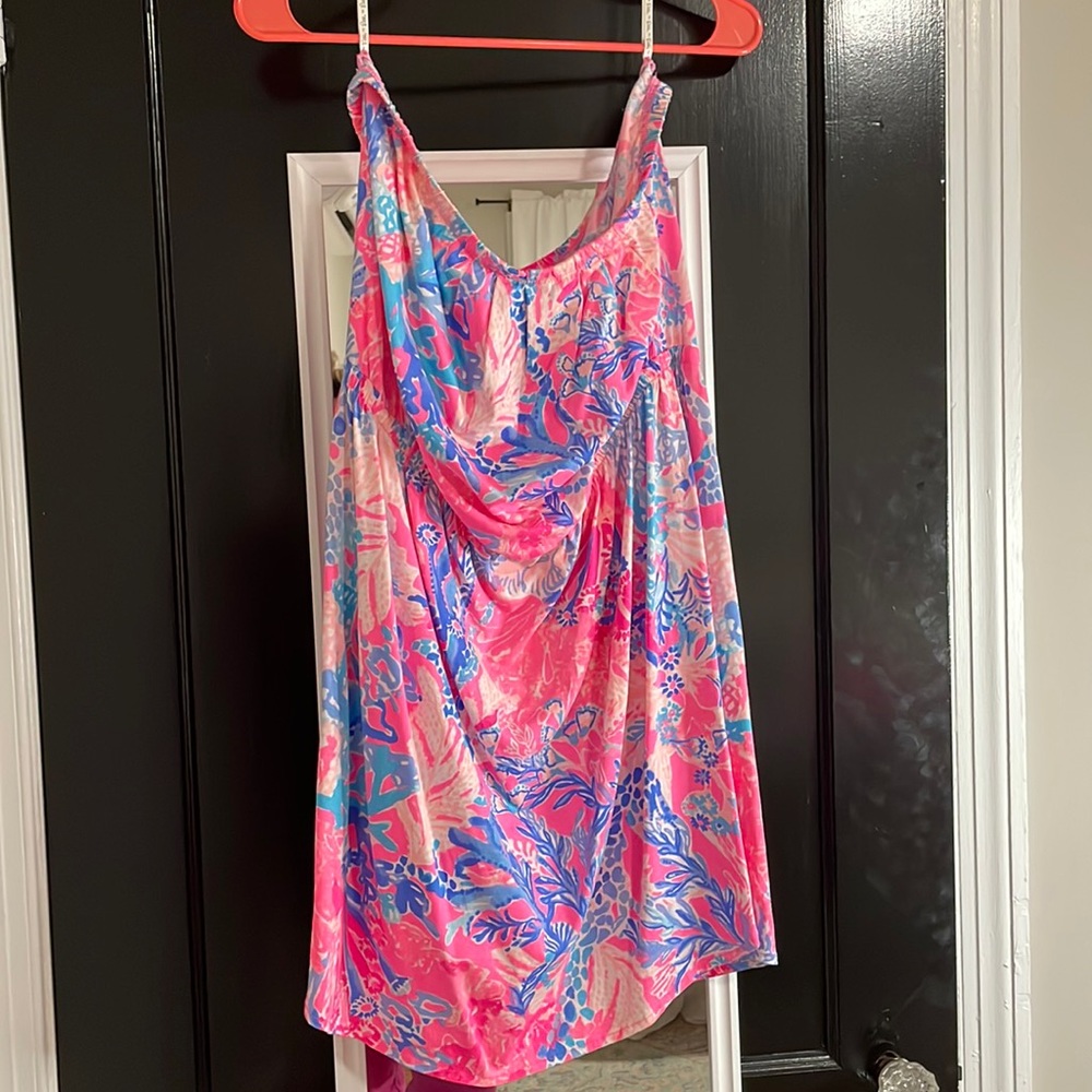 Lilly Pulitzer Strapless Cotton Dress - XL